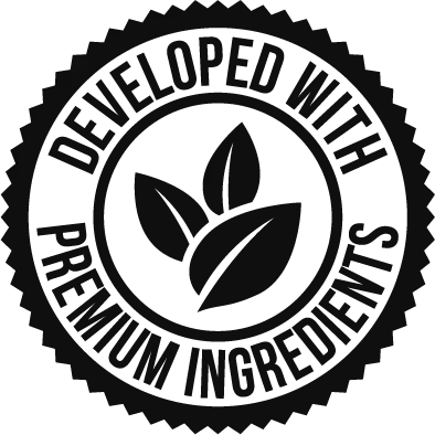 Developed with premium ingredients
